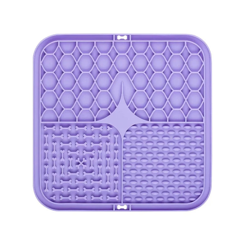 Silicone Pet Lick Mat Slow Feeder & Bathing Distraction