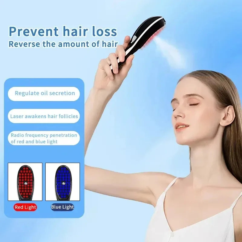 Electric LED Scalp Massage Comb