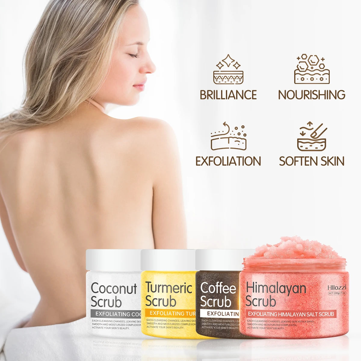 200g Himalayan Salt Exfoliating Body Scrub