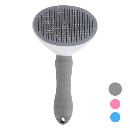Self-Cleaning Pet Hair Remover Grooming Brush