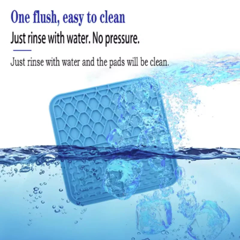 Silicone Pet Lick Mat Slow Feeder & Bathing Distraction