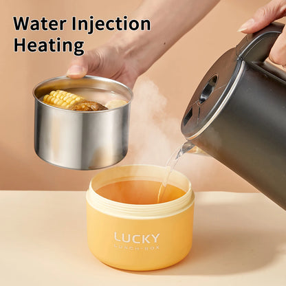 WORTHBUY Insulated Stainless Steel Thermal Lunch Box