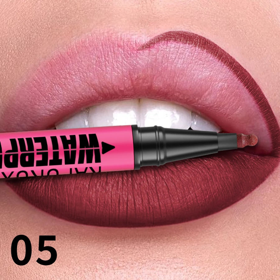 KAFURUX Waterproof Matte Lip Liner