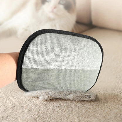 Double-Sided Pet Grooming Hair Removal Gloves