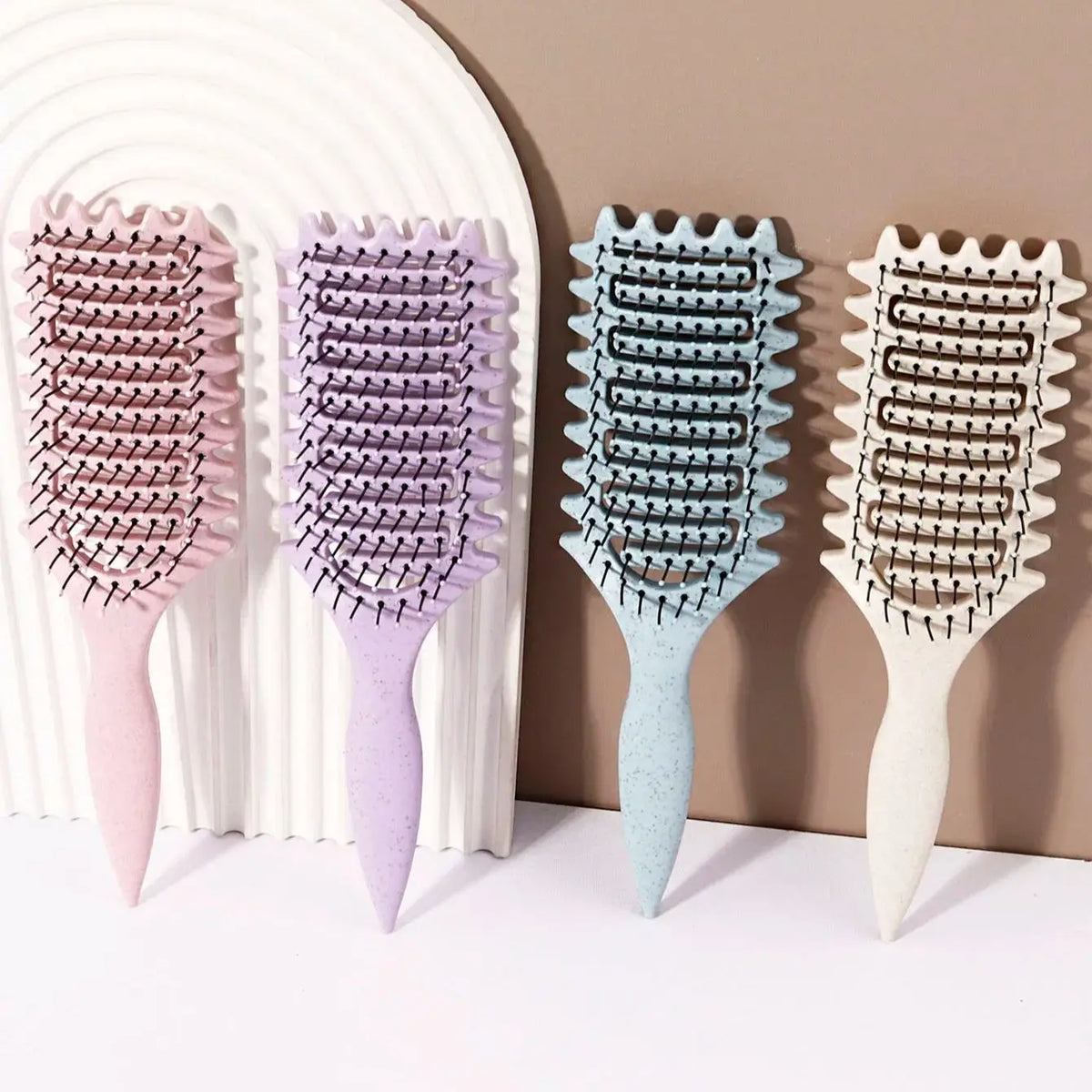 Curling Styling Brush & Hollow Massage Comb