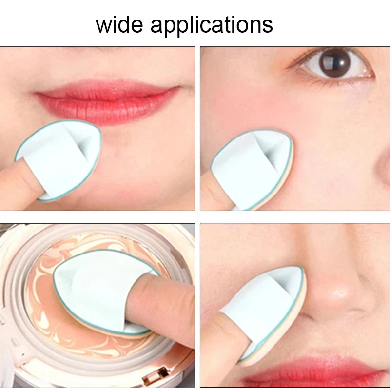 6-Piece Mini Finger Makeup Puff Set