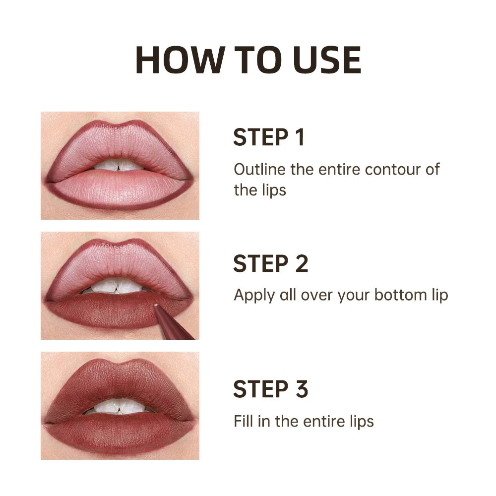 Lakerain Matte Lip Liner Lipstick 3g