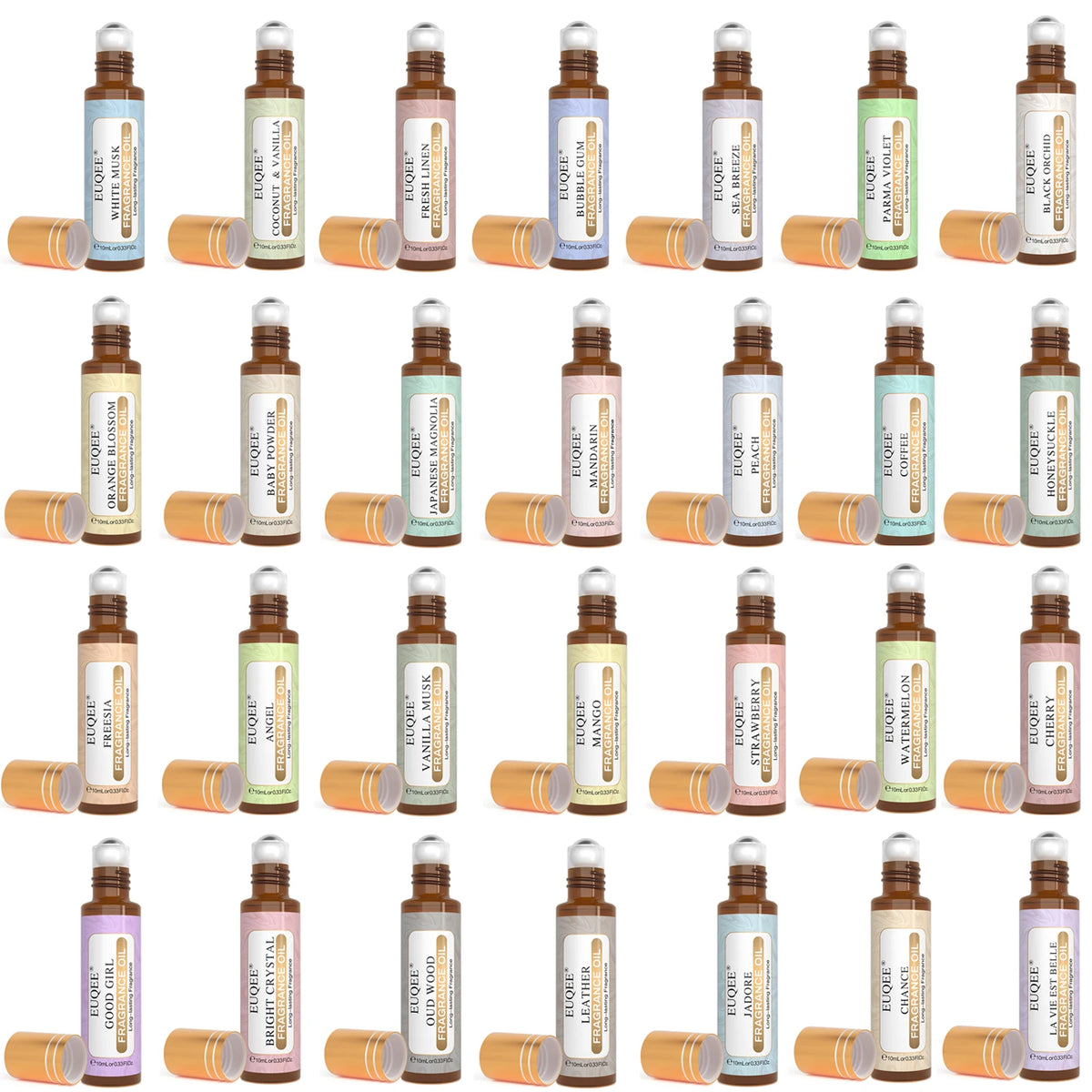 EUQEE Long-Lasting Fragrance Oil Roll-On
