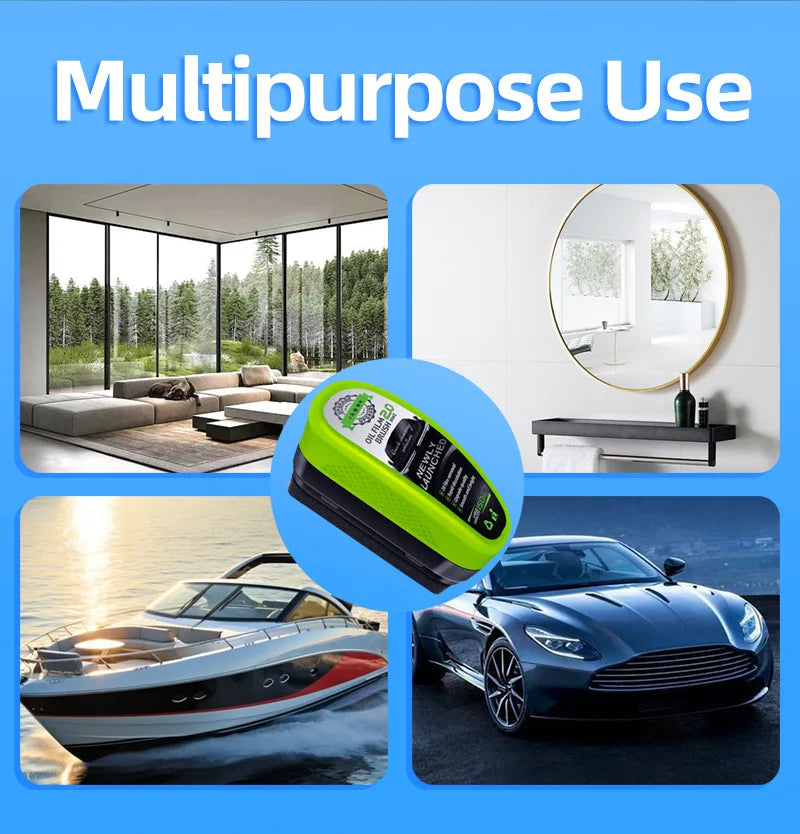 1/2/3pcs Automotive Car Oil Film Cleaning Brush