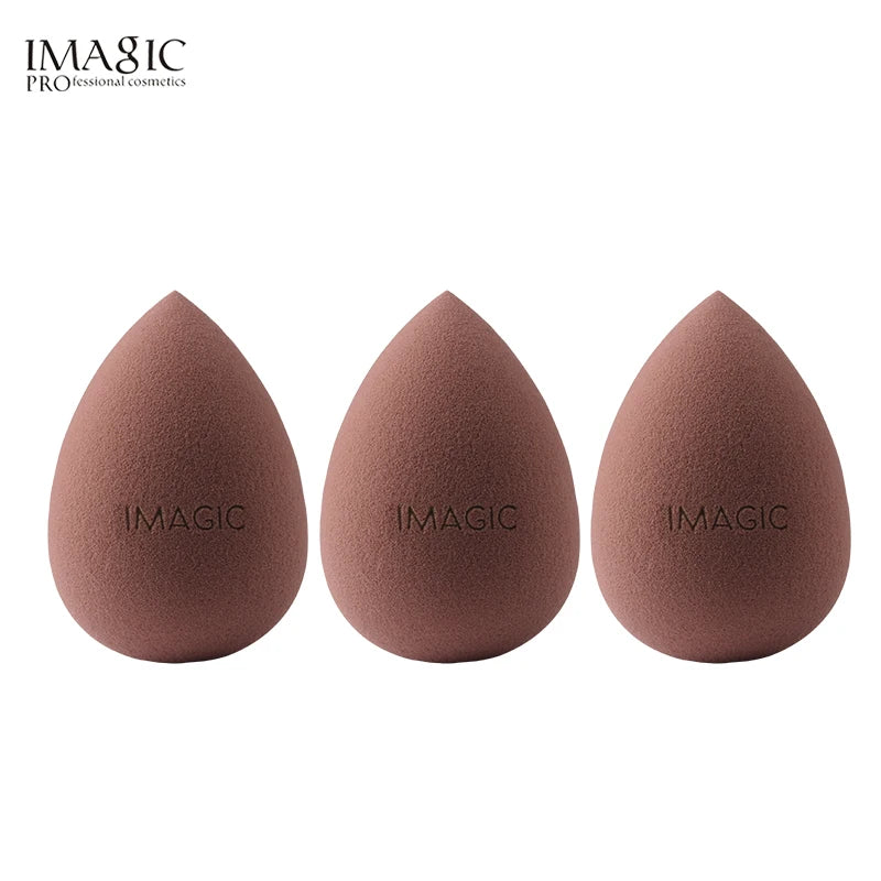 IMAGIC 3-Piece Wet & Dry Makeup Puff Set