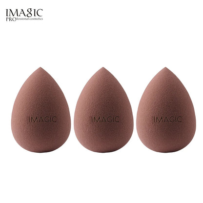 IMAGIC 3-Piece Wet & Dry Makeup Puff Set