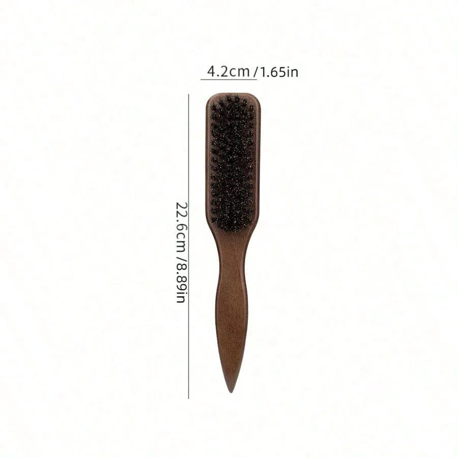 Wooden Handle Barber Brush