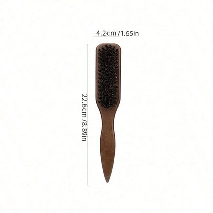 Wooden Handle Barber Brush