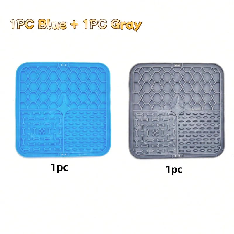 Silicone Pet Lick Mat Slow Feeder & Bathing Distraction