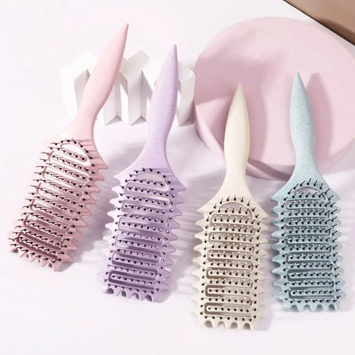 Curling Styling Brush & Hollow Massage Comb