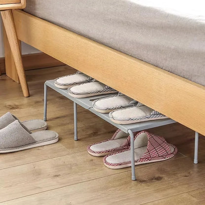 Adjustable ABS Shoe Rack Organizer