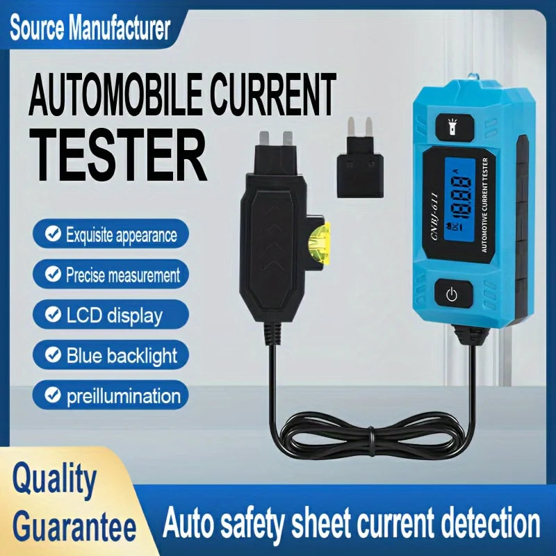 12V Range 0.01~19.99A Car Circuit Tester