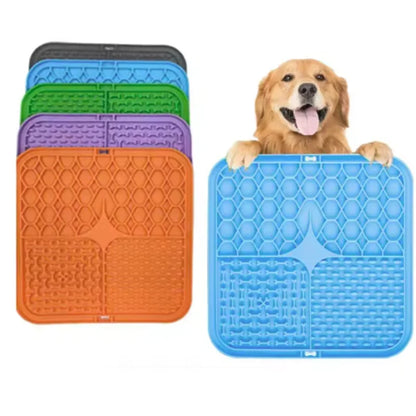 Silicone Pet Lick Mat Slow Feeder & Bathing Distraction