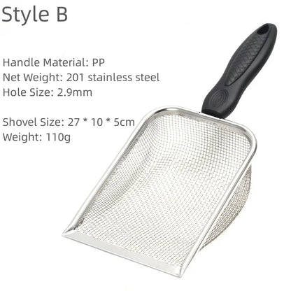 Pet Cat Waste Shovel Long Handle