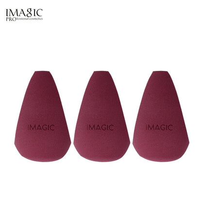 IMAGIC 3-Piece Wet & Dry Makeup Puff Set