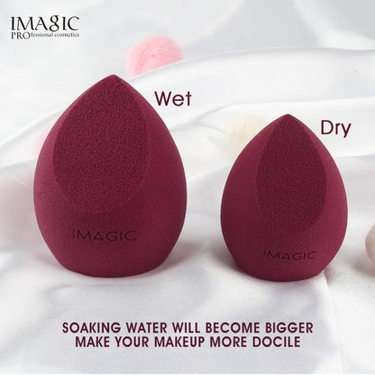 IMAGIC 3-Piece Wet & Dry Makeup Puff Set