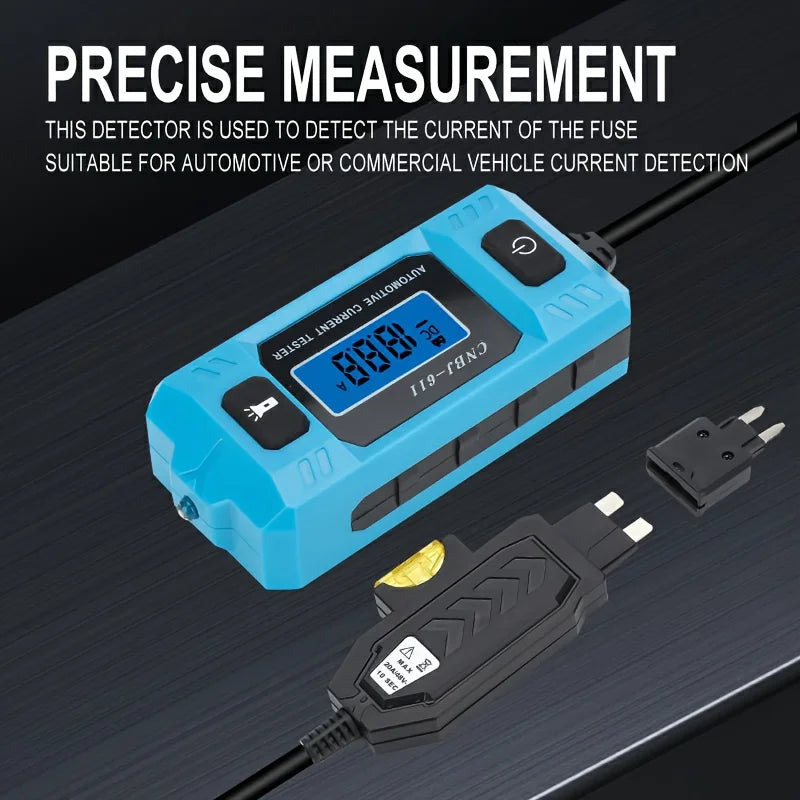 12V Range 0.01~19.99A Car Circuit Tester