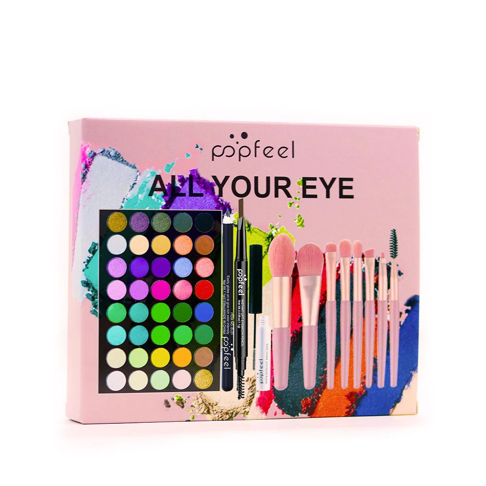 POPFEEL 40-Color Complete Eye Makeup Set