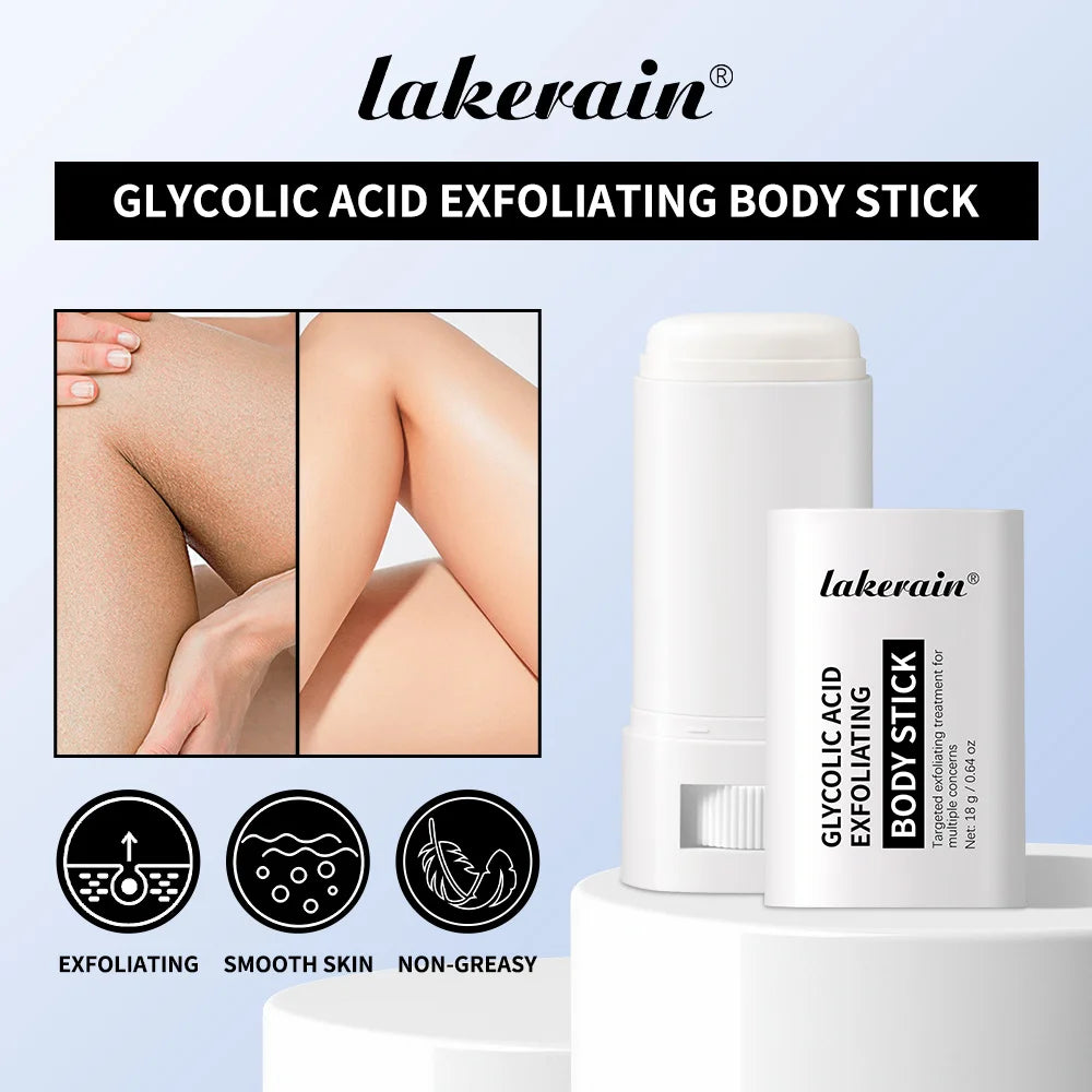 Lakerain Glycolic Acid Exfoliating Body Stick