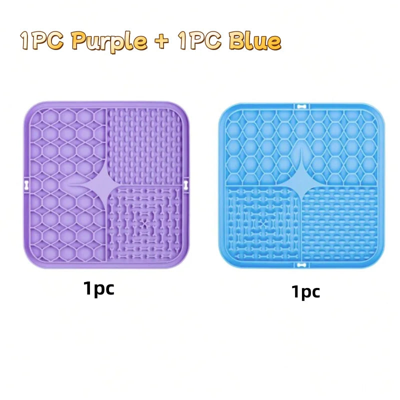 Silicone Pet Lick Mat Slow Feeder & Bathing Distraction