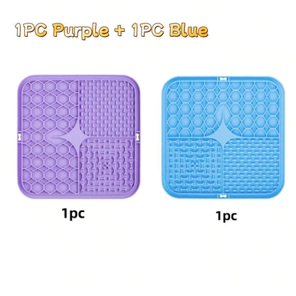 Silicone Pet Lick Mat Slow Feeder & Bathing Distraction