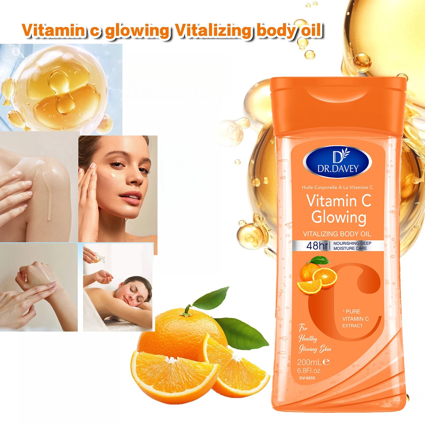 DR.DAVEY Vitamin C Moisturizing Body Treatment Oil