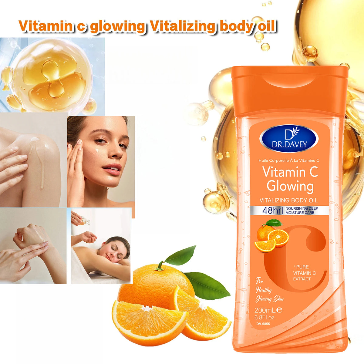 DR.DAVEY Vitamin C Moisturizing Body Treatment Oil
