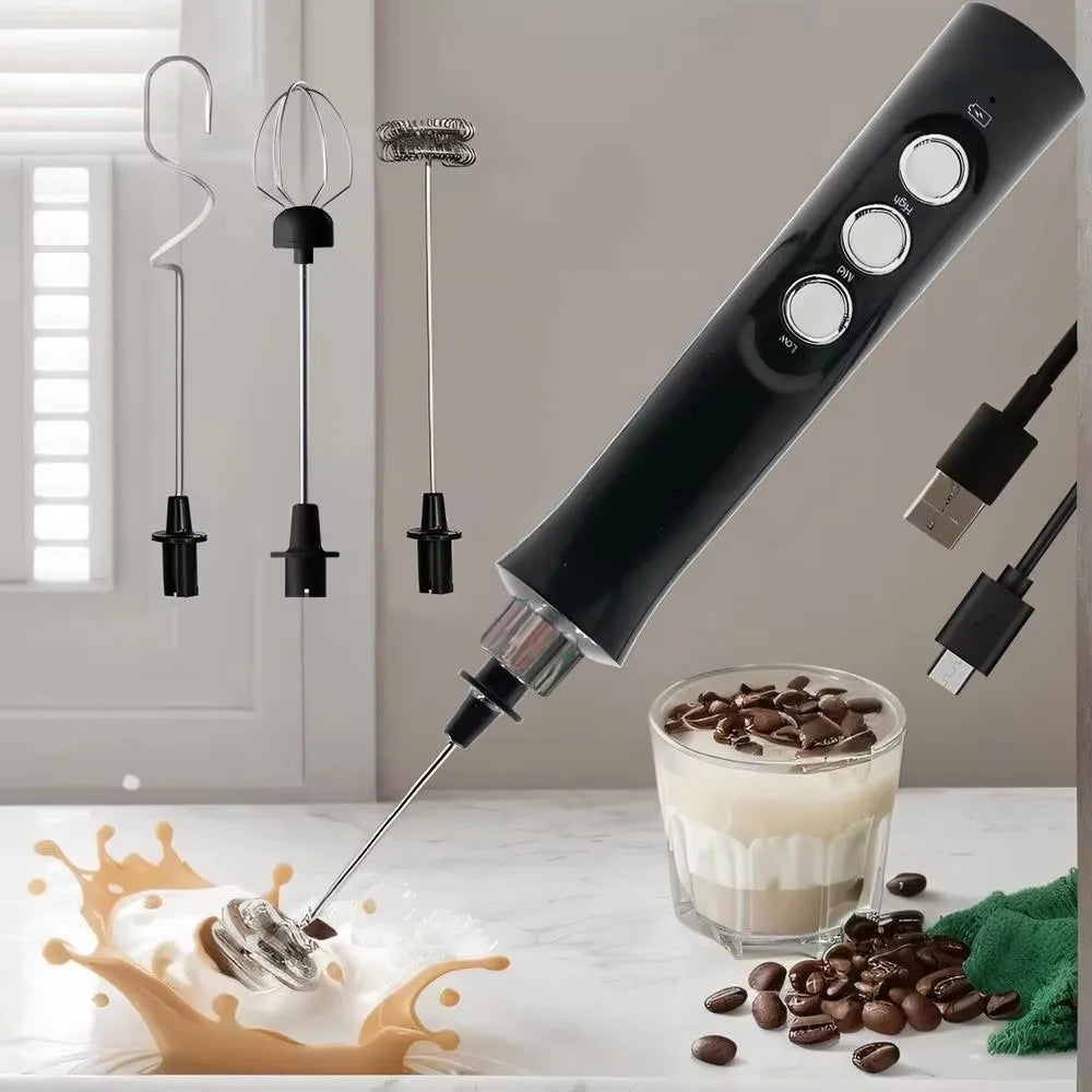 Wireless Rechargeable Electric Milk Frother