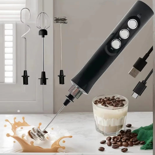 Wireless Rechargeable Electric Milk Frother