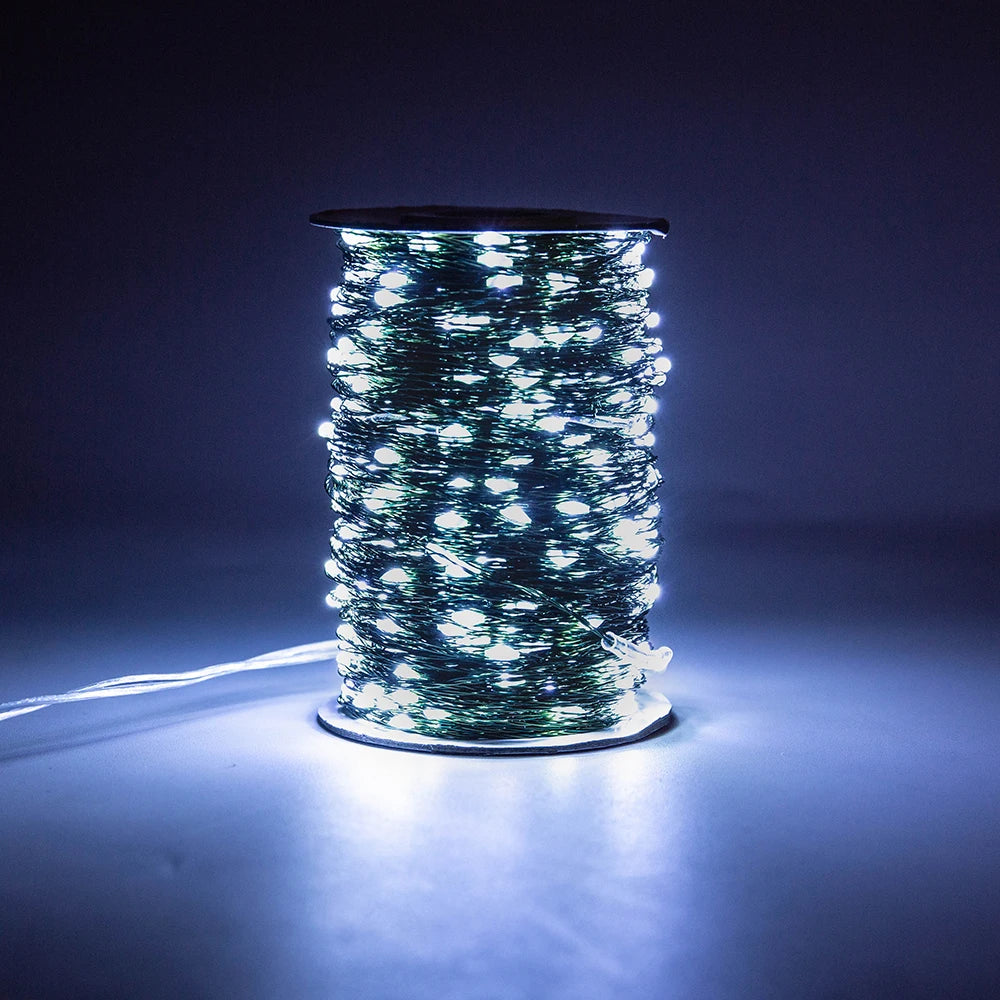 Green Cable LED Christmas String Fairy Lights