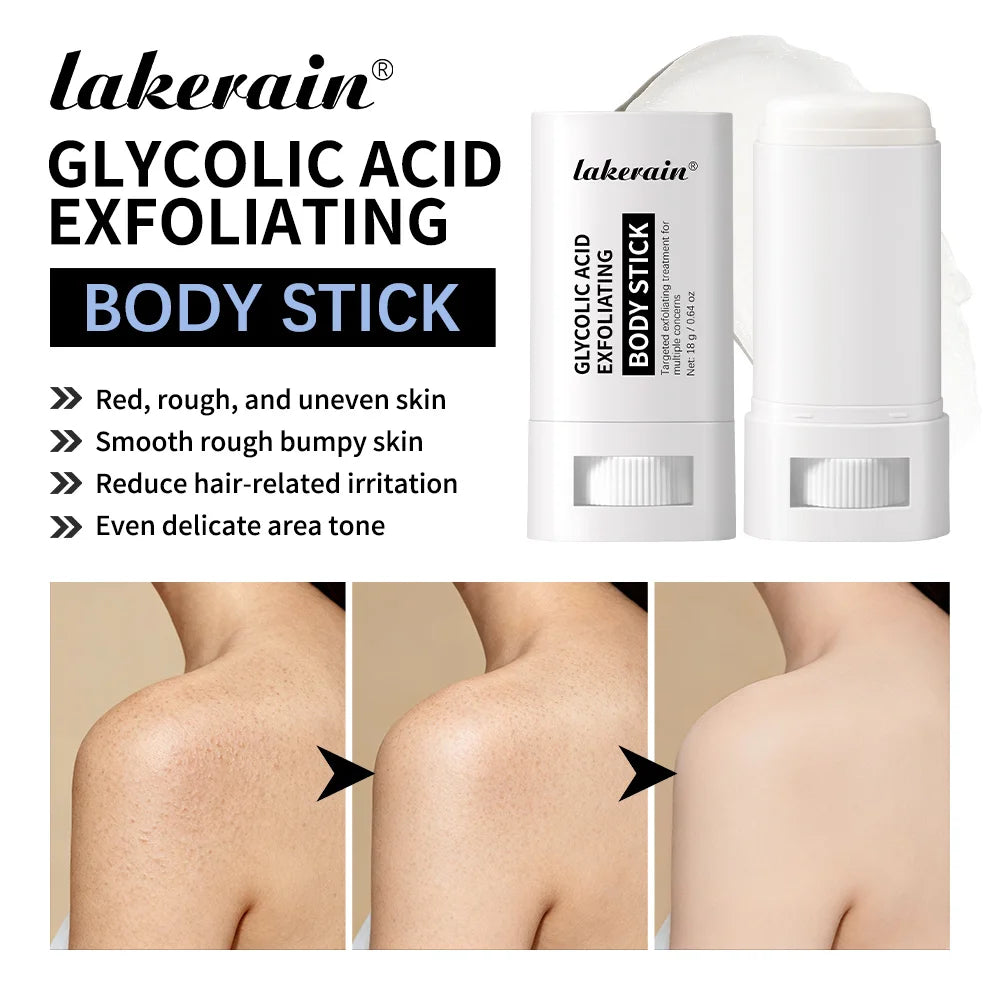 Lakerain Glycolic Acid Exfoliating Body Stick